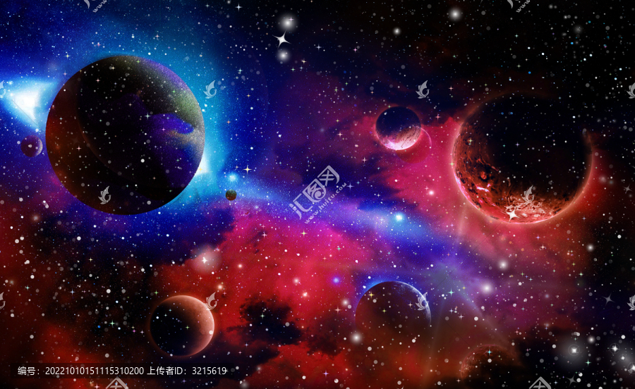 絢麗宇宙星空
