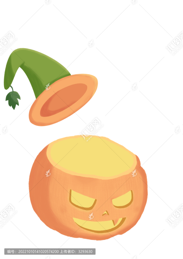 萬(wàn)圣節(jié)南瓜燈免扣素材
