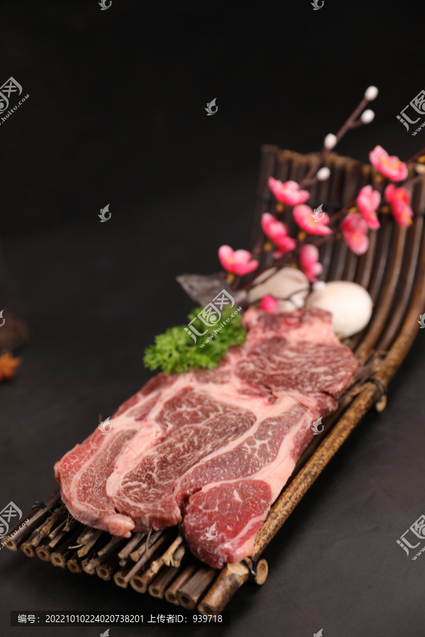 s外脊雪花牛肉大塊
