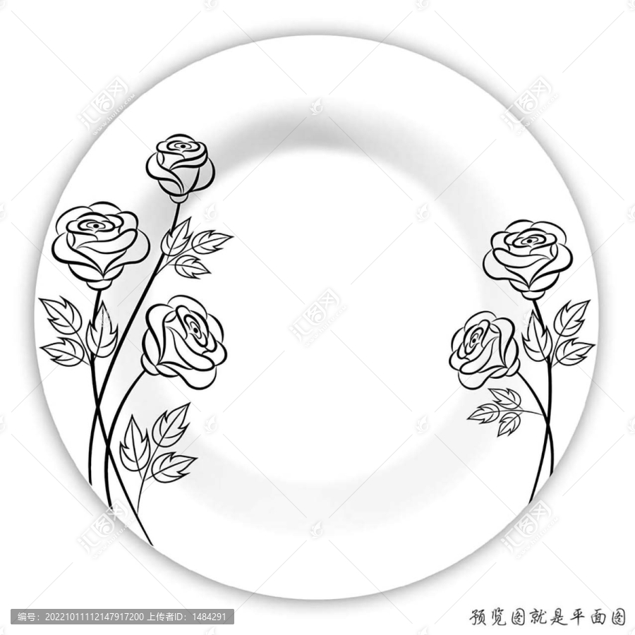 餐具花面