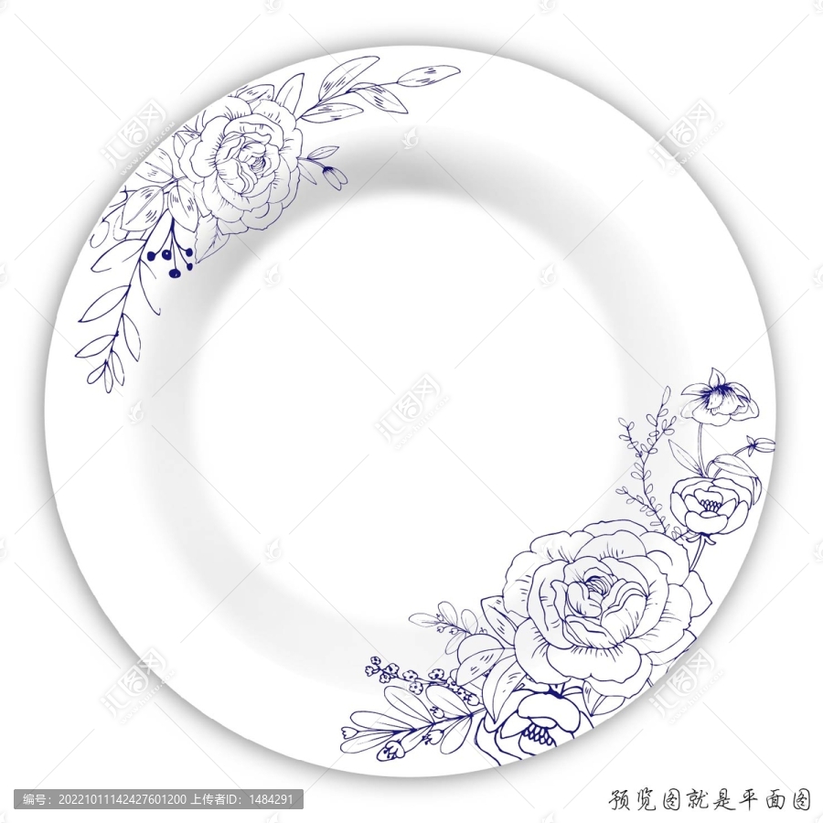 餐具花面
