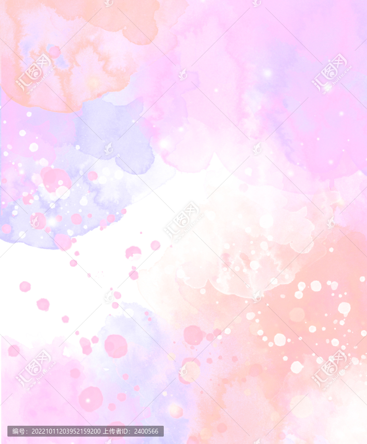 粉色水彩婚禮背景