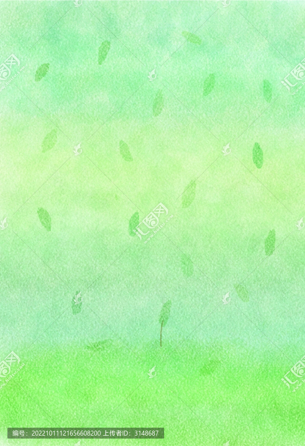 原創(chuàng)插畫新葉