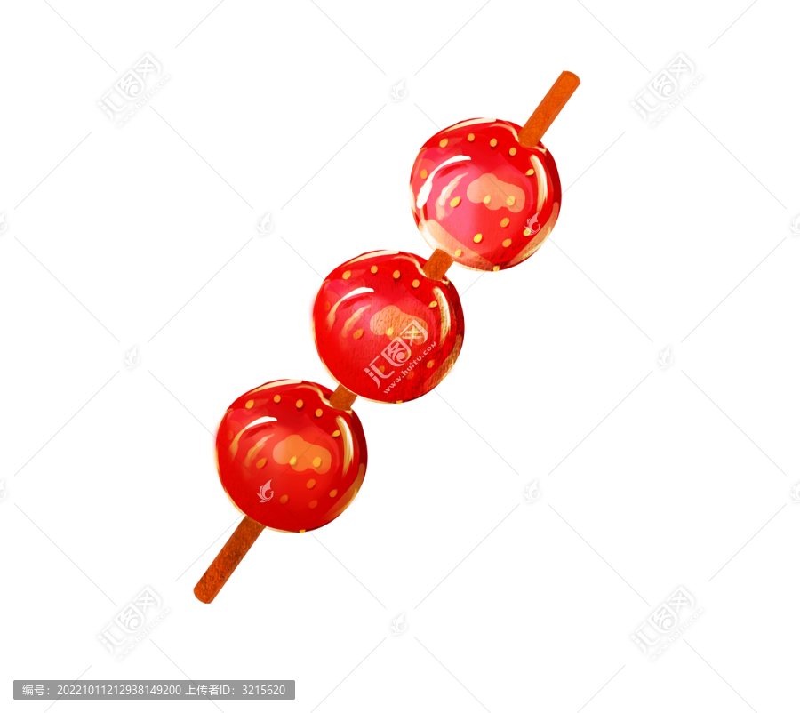糖葫蘆插畫