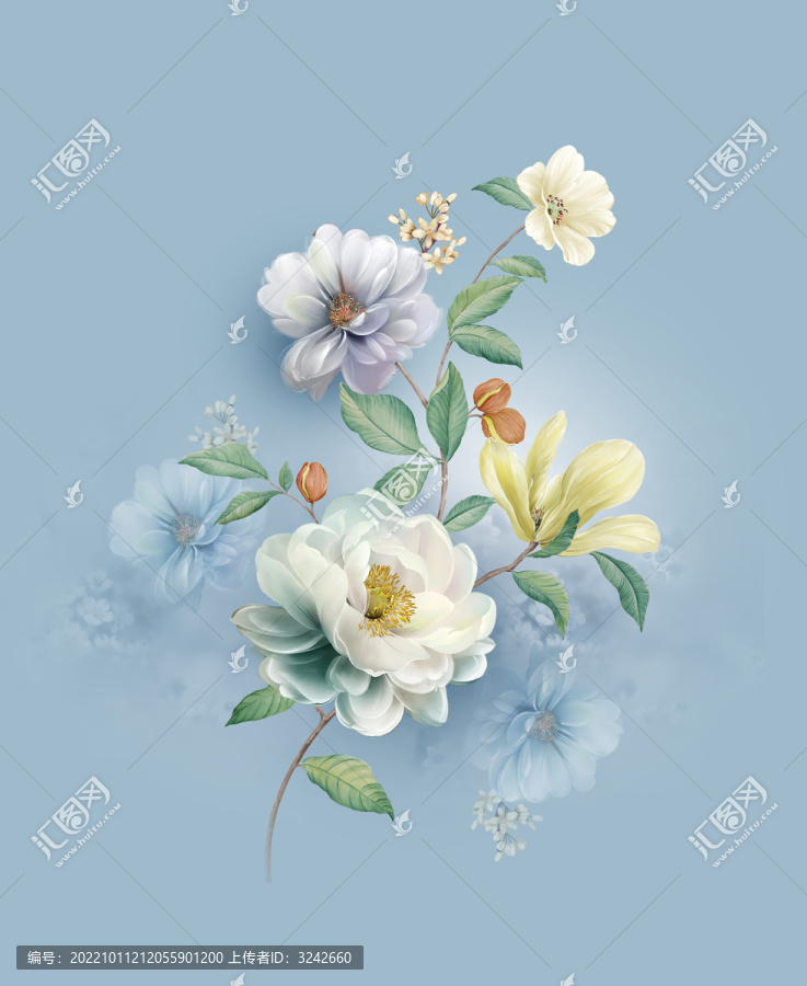 牡丹時(shí)尚花卉