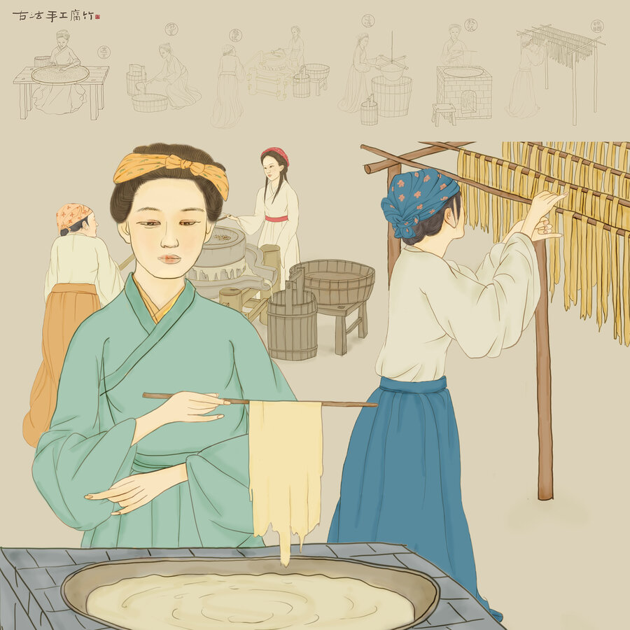 古法手工腐竹