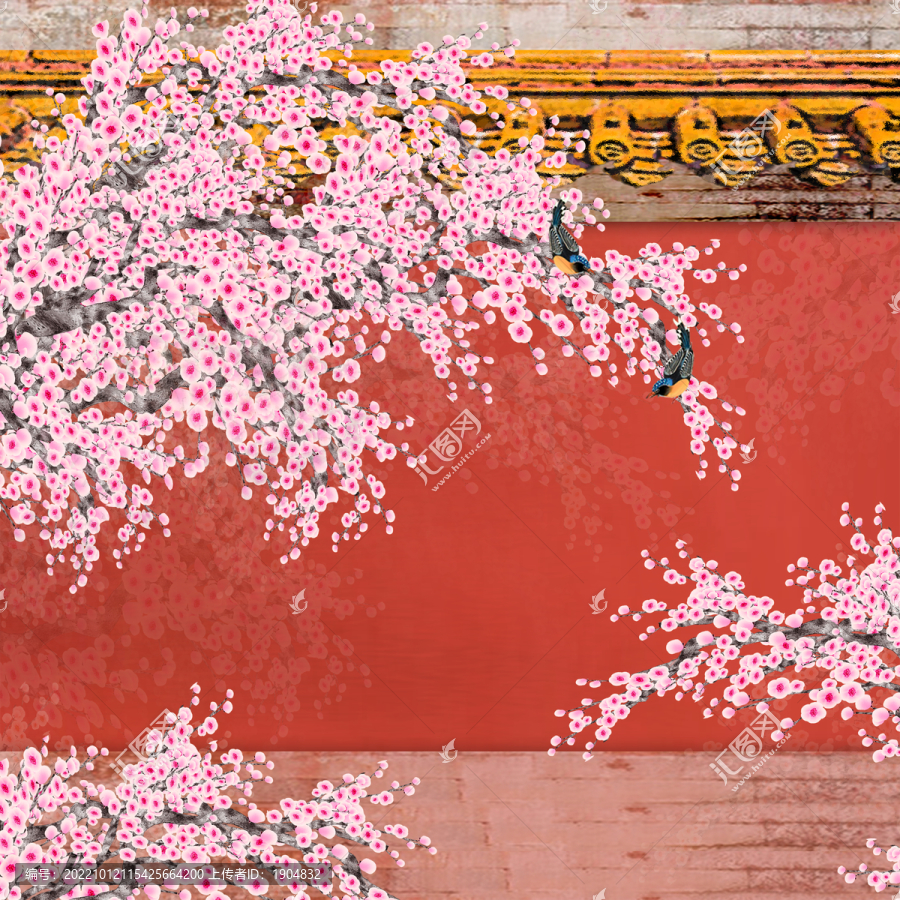 宮墻梅花