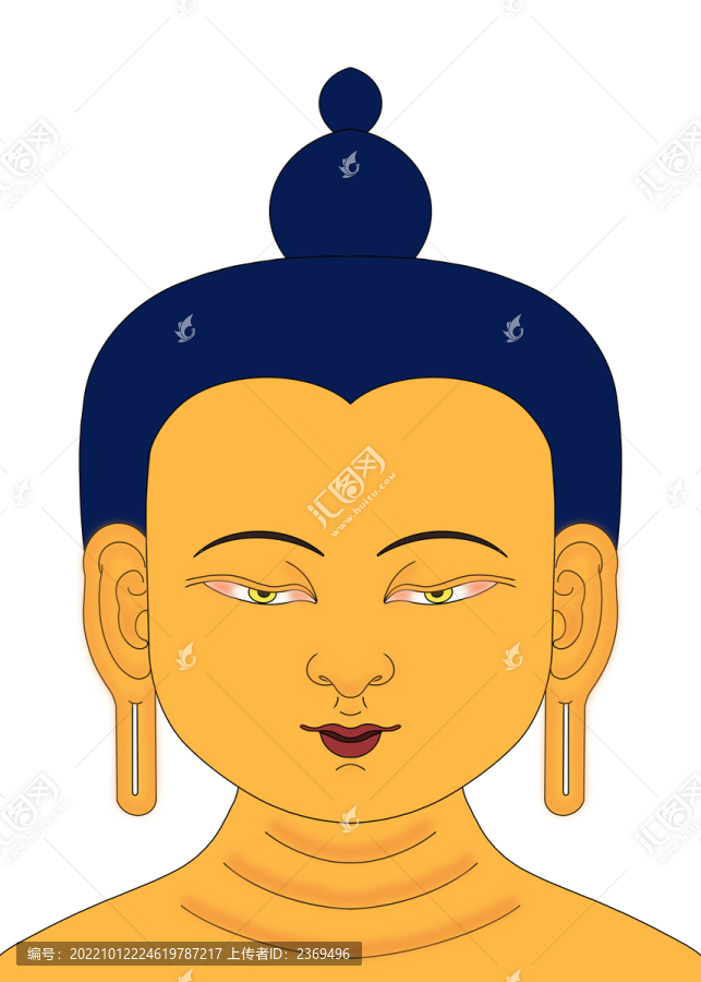 釋迦牟尼頭像