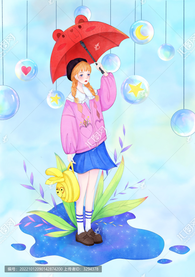 泡泡少女