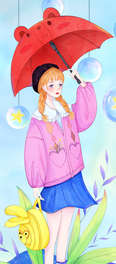 泡泡少女