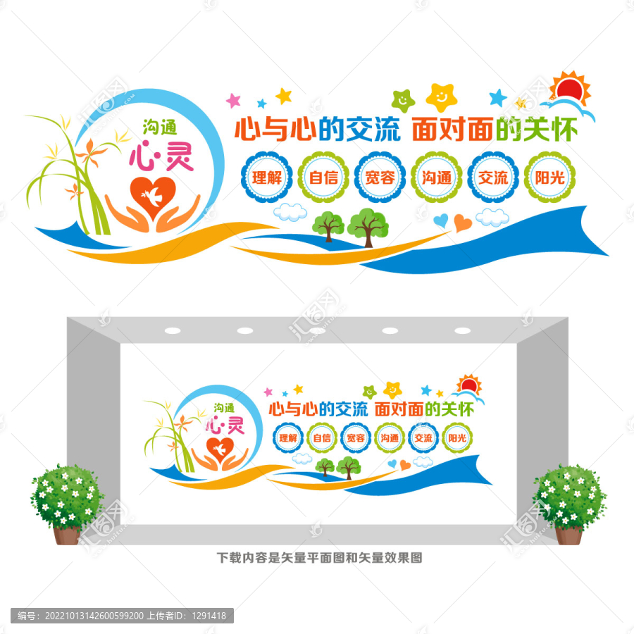 心理輔導(dǎo)宣傳墻