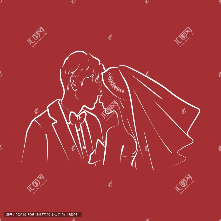 婚禮簡筆畫