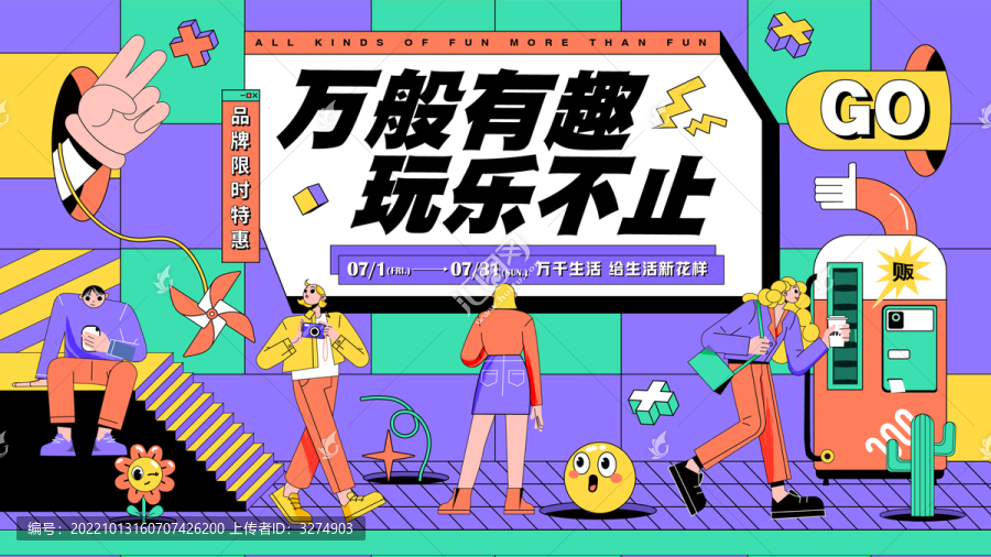 商業(yè)地產(chǎn)潮趣活動展板