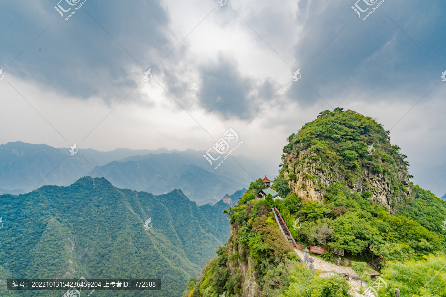 北京房山圣莲山的风景