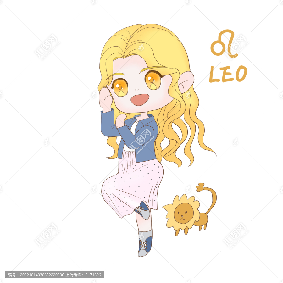 獅子十二星座女孩系列