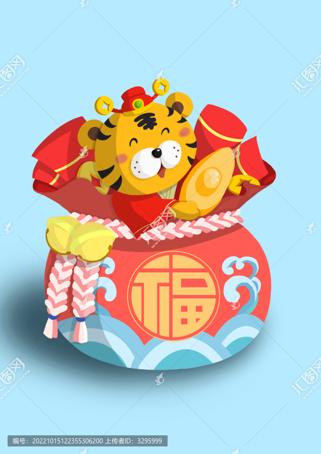 新年手繪可愛福袋