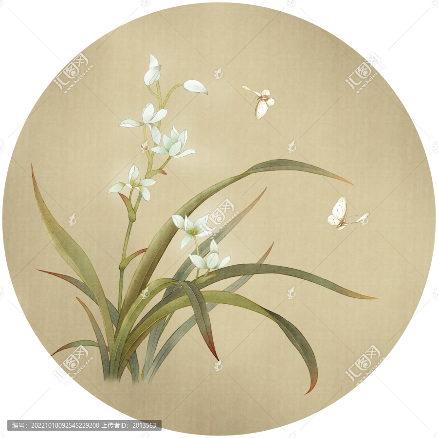 工筆蘭花