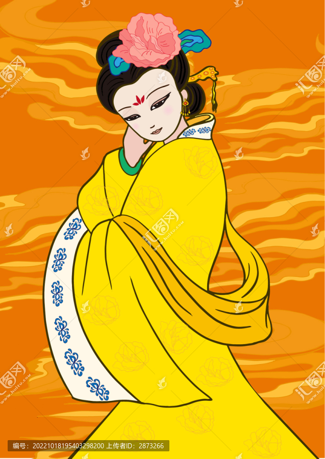 貴妃插畫