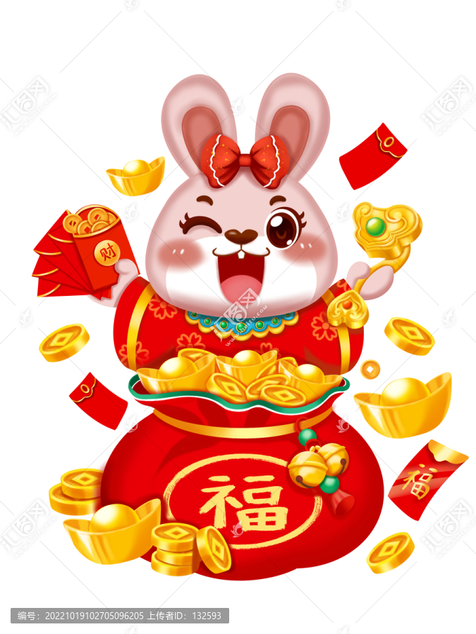 兔年貼紙