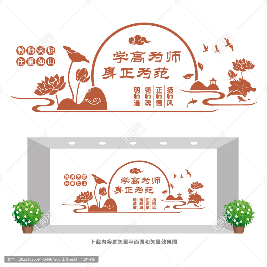 師德師風(fēng)文化墻