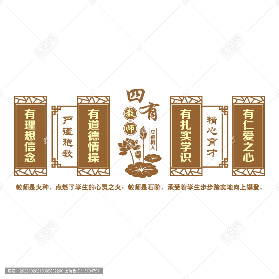 四有教師文化墻