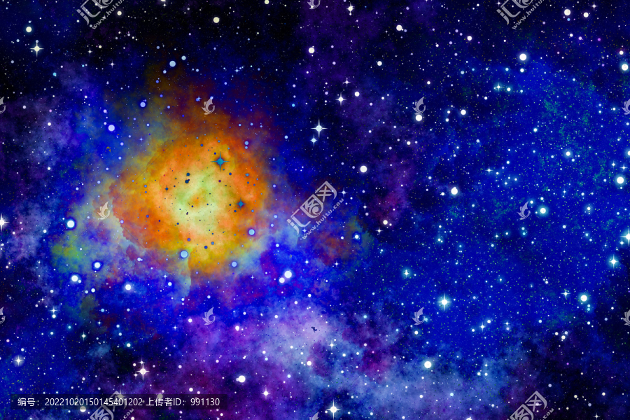 藍(lán)色星空背景