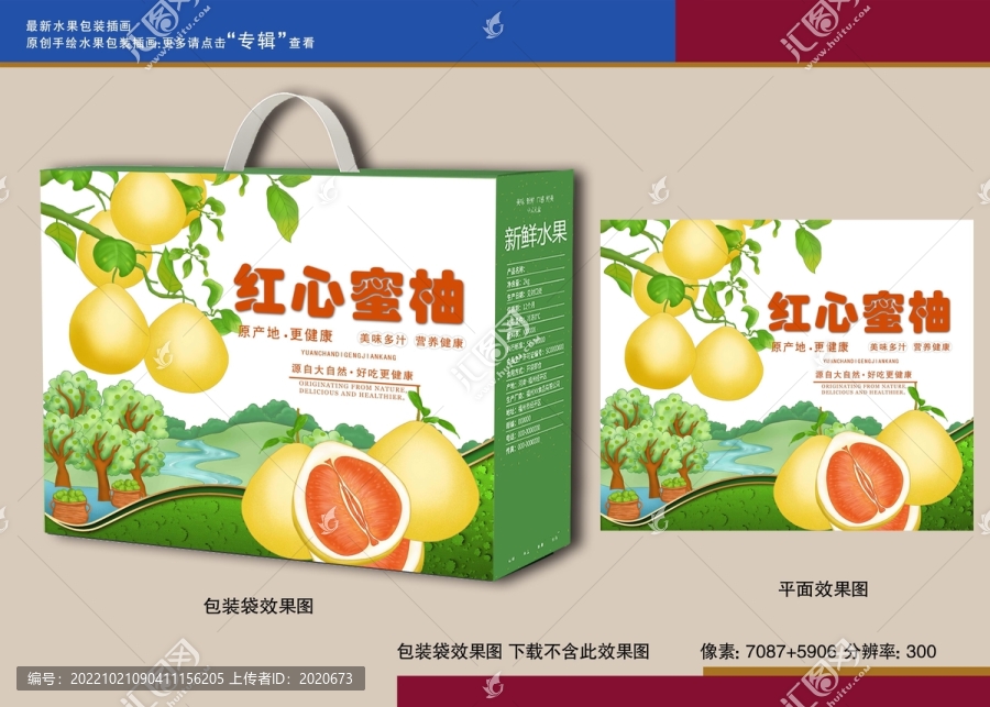 紅心蜜柚禮盒