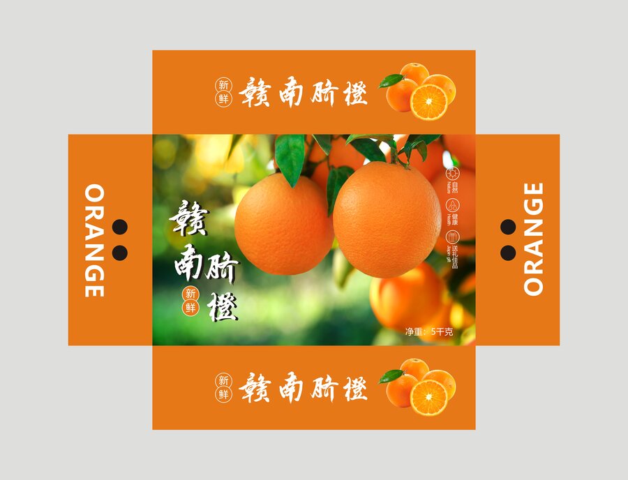 橙子包裝設(shè)計(jì)