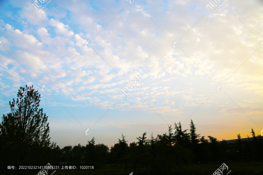 彩色的天空