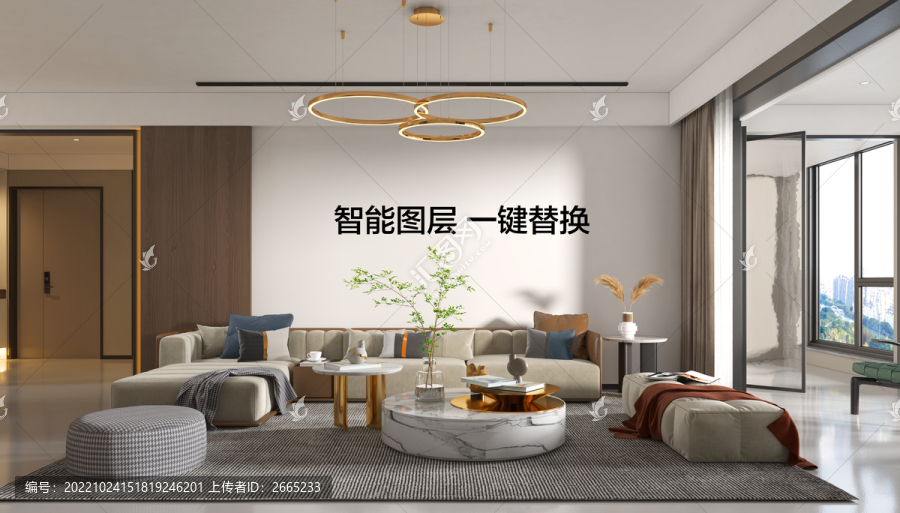 超高清墻布壁紙室內(nèi)背景樣機