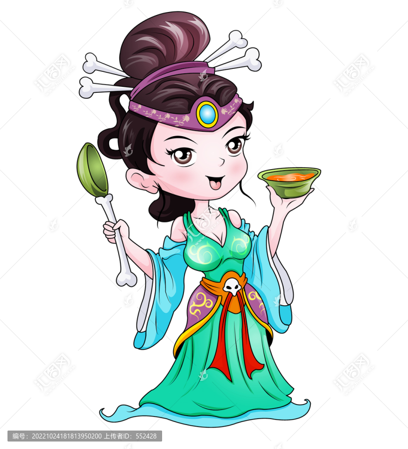 俏孟婆卡通