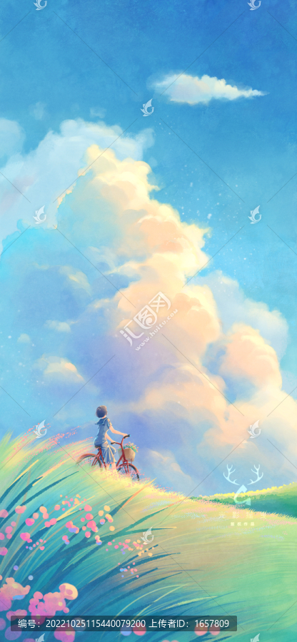 小清新插畫