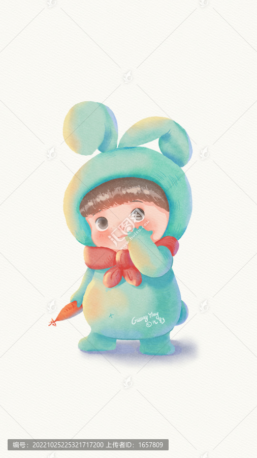 兔寶寶兒童插畫系列