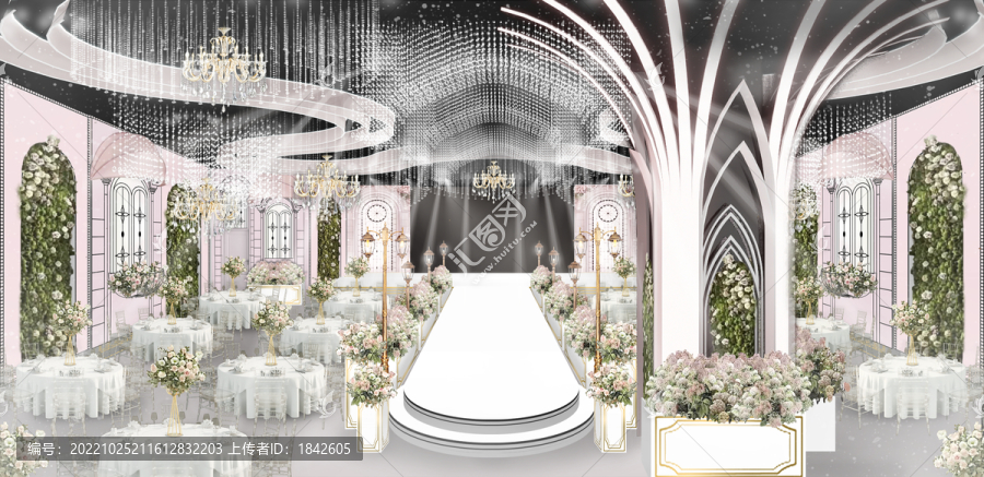 法式小香風(fēng)婚禮堂