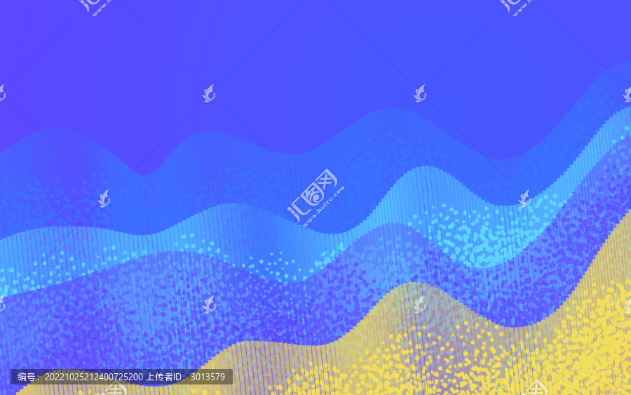 炫彩清新唯美透明波動粒子背景