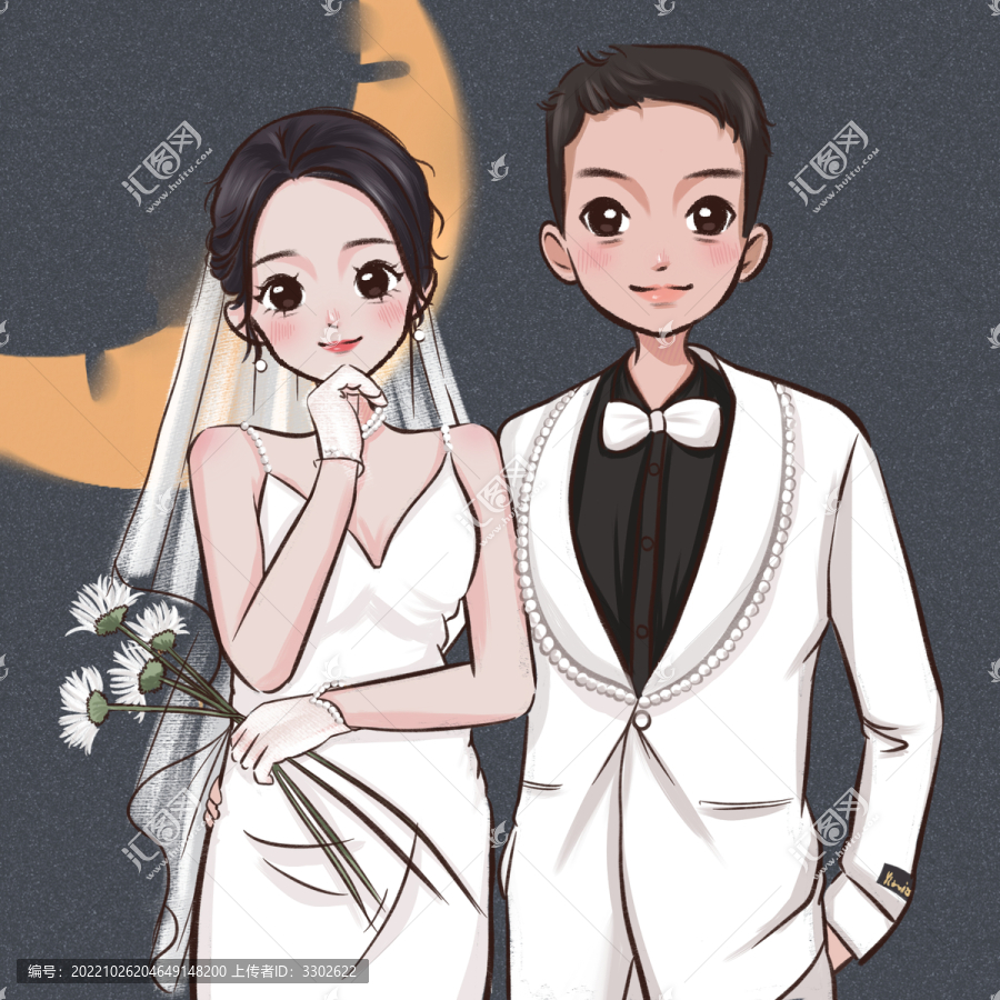 結婚照頭像定制