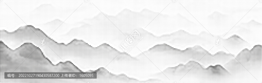新中式山水背景圓點(diǎn)排列點(diǎn)陣