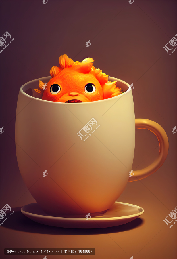 杯子里的金魚