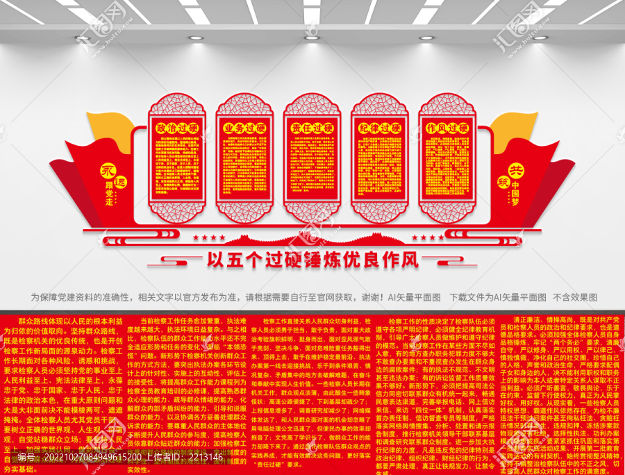 五個過硬展板