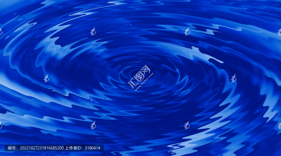 藍(lán)色水波漩渦