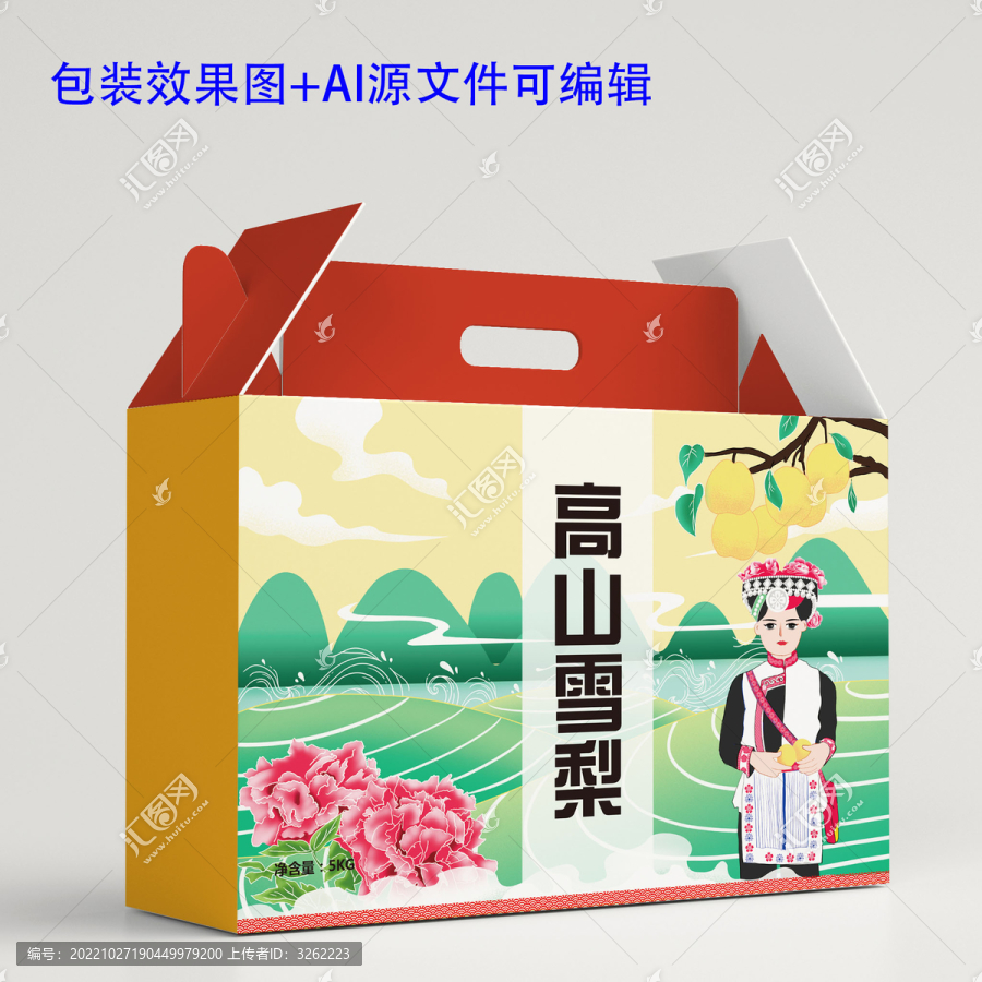 梨盒插畫