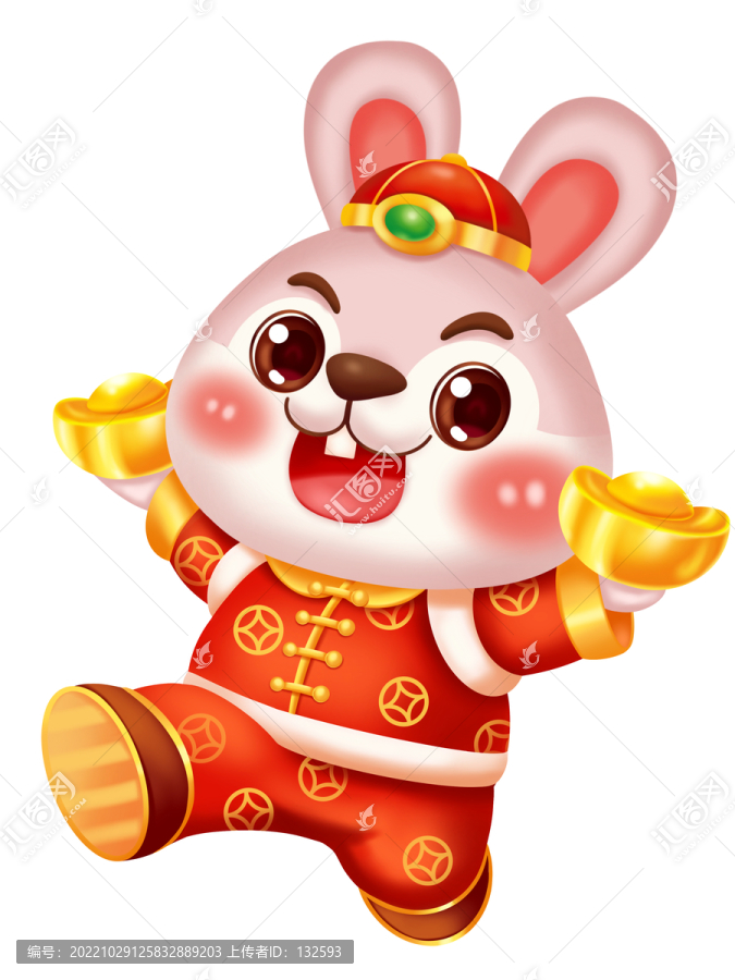 喜慶兔子