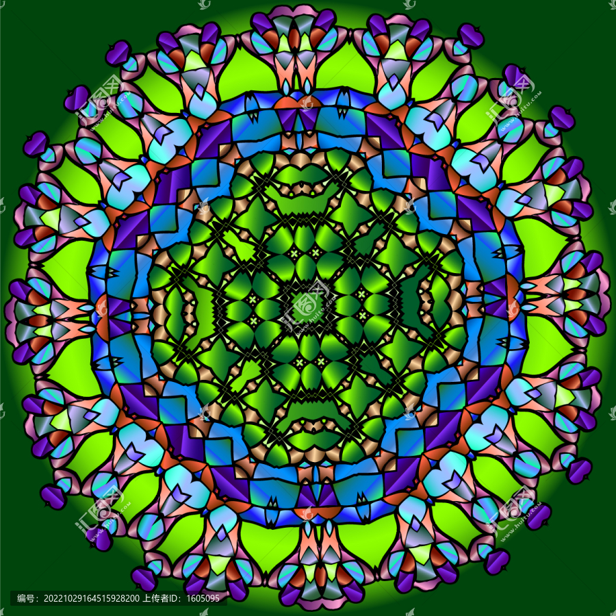 拼接花紋