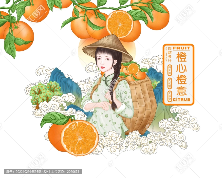 橙子包裝