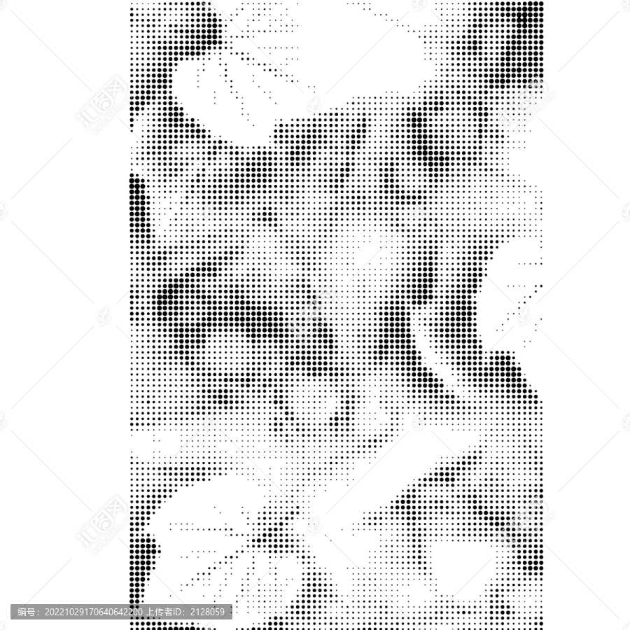 圓點鏤空圖案