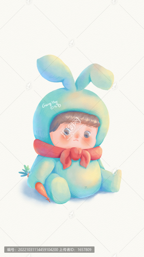 兔寶寶兒童插畫系列