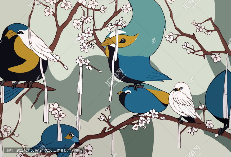 花鳥裝飾畫