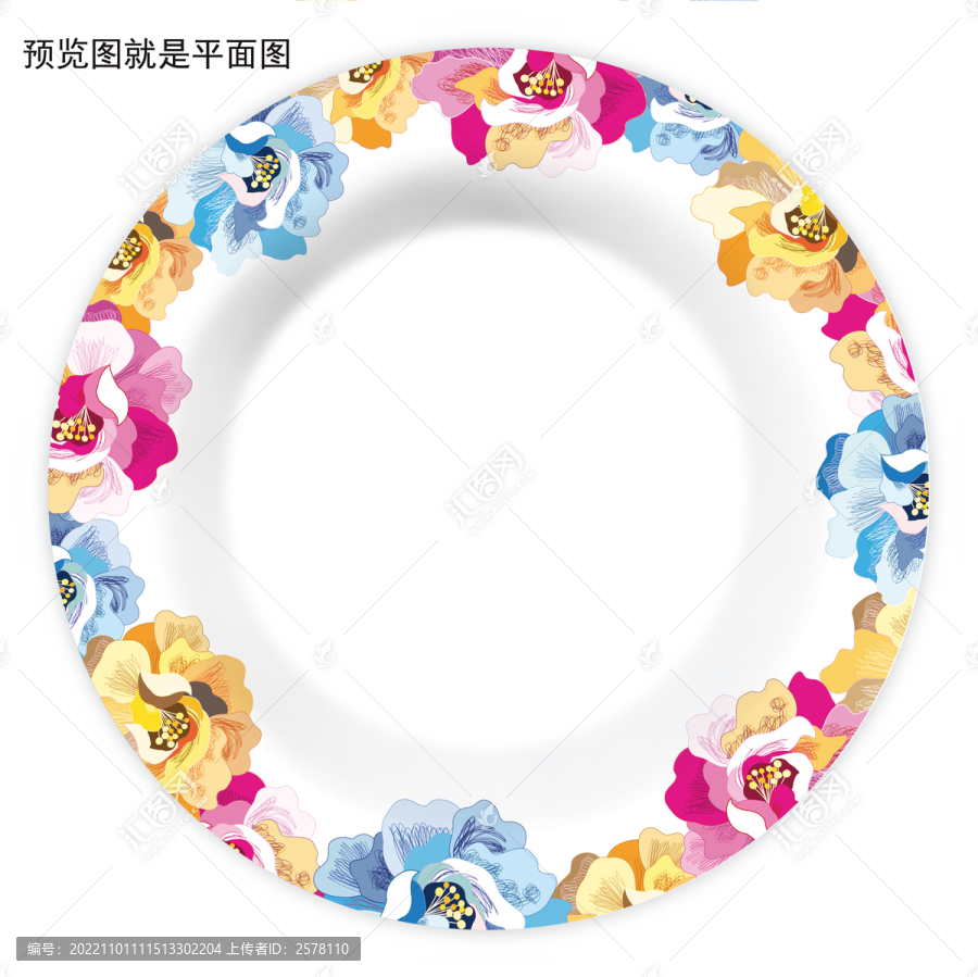 餐具花紙?jiān)O(shè)計(jì)