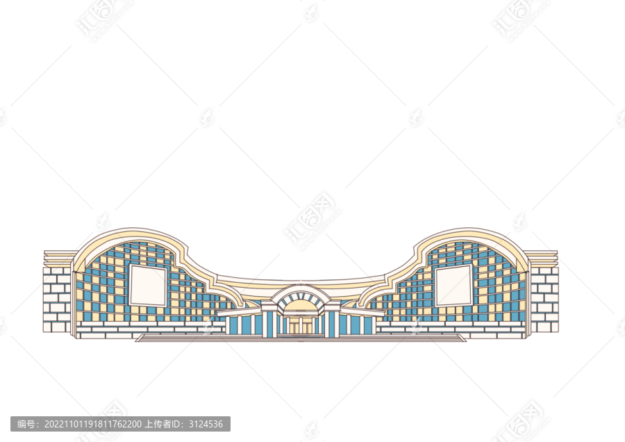 青岛城市地标建筑青岛市博物馆