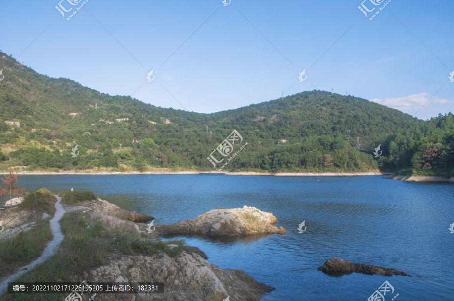 乡村山水自然景色